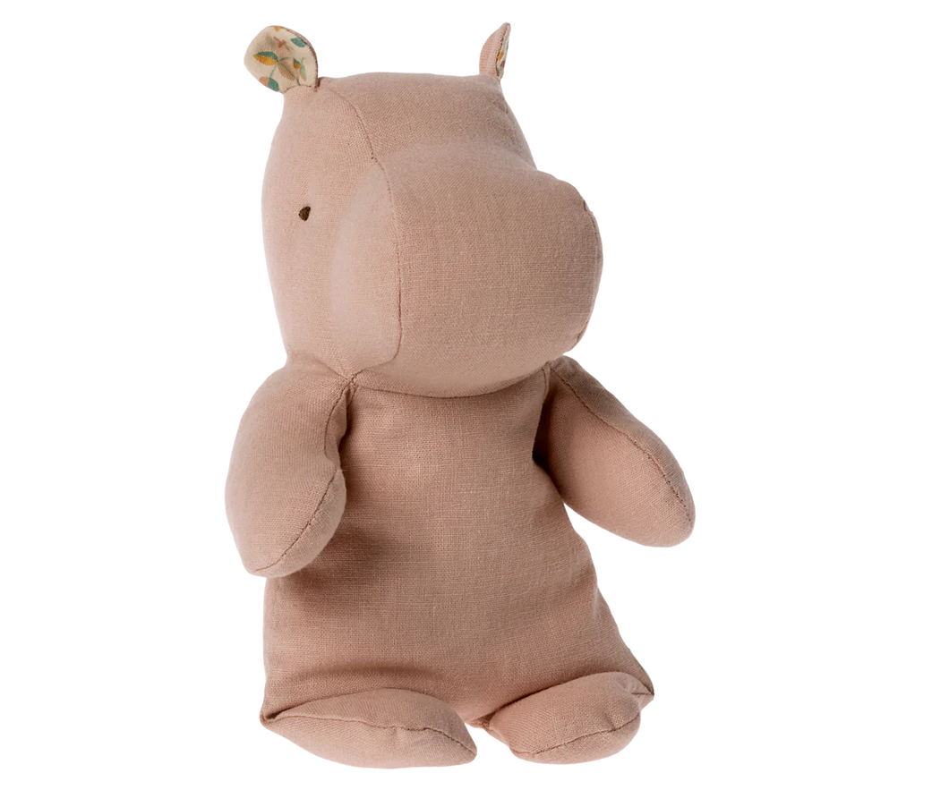 Maileg Safari Friends - Small Hippo Soft Rose