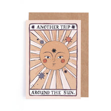 Load image into Gallery viewer, Tarot Sun Birthday Card | Tarot Card | Sun Greeting Cards
