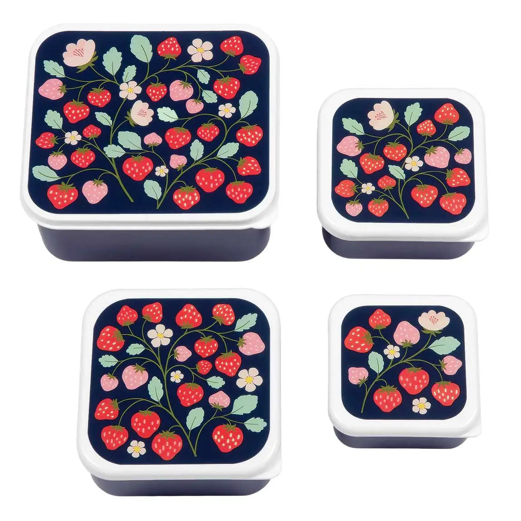 Lunch and Snack Box Set - Strawberries