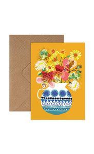 Brie Harrison Greetings Card - Festival Flowers