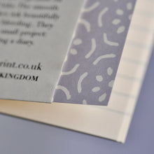 Load image into Gallery viewer, Exercise Book Lined Paper - Pear Small Halves Lavender Grey by Cambridge Imprint
