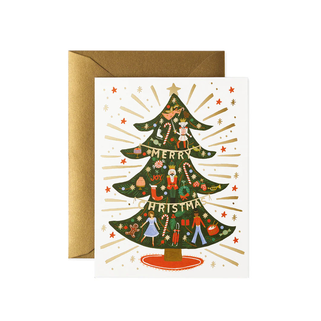 Rifle Paper Co. Christmas Card - Nutcracker Tree