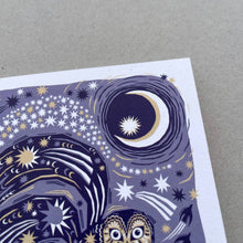 Load image into Gallery viewer, Greetings Card - Midnight Owl
