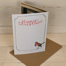 Load image into Gallery viewer, Happy Christmas Red Window Large Greetings Card
