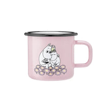 Load image into Gallery viewer, Muurla Enamel Moomin Mug 3.7dl - Together Pink
