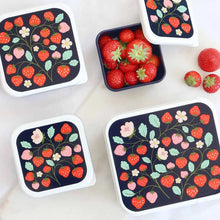 Load image into Gallery viewer, Lunch and Snack Box Set - Strawberries
