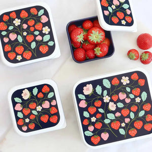 Lunch and Snack Box Set - Strawberries