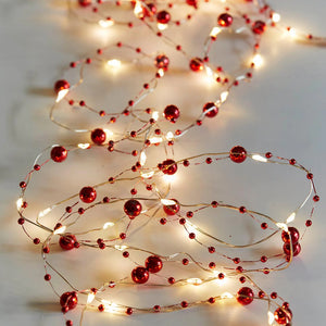 Holly Beaded Lights by Talking Tables