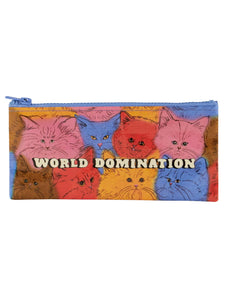 Blue Q Pencil Case - World Domination