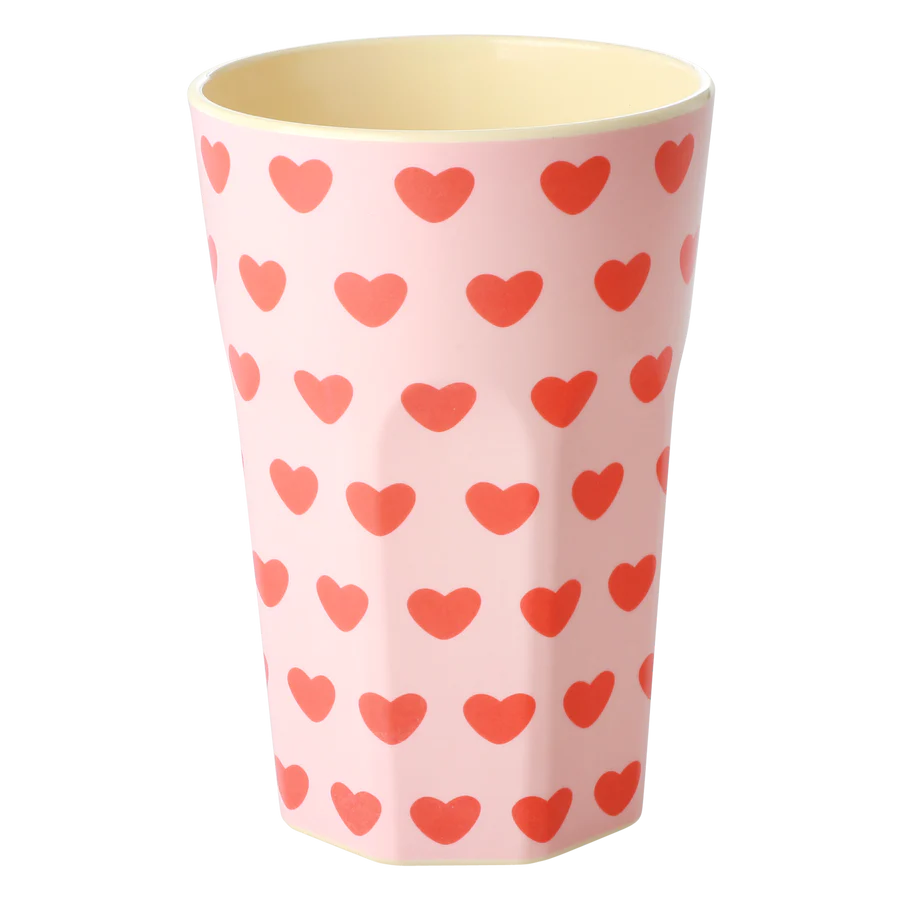 Rice DK - Tall Melamine Latte Cup - Sweet Heart