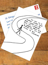 Load image into Gallery viewer, Funny A6 Art Postcard By David Shrigley - Buy Cigarettes
