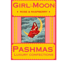 Load image into Gallery viewer, Girl in the Moon - Rose and Raspberry by PASHMAS Luxury Indian Confections
