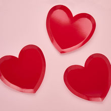 Load image into Gallery viewer, Red Heart Plate - Pack of 8
