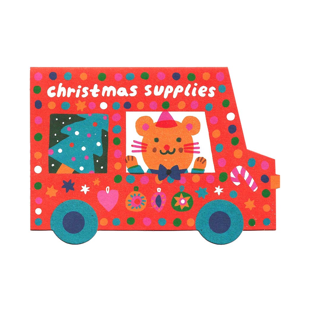Die Cut Card - Christmas Van