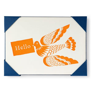 Ariana Hello Bird Greetings Cards by Archivist