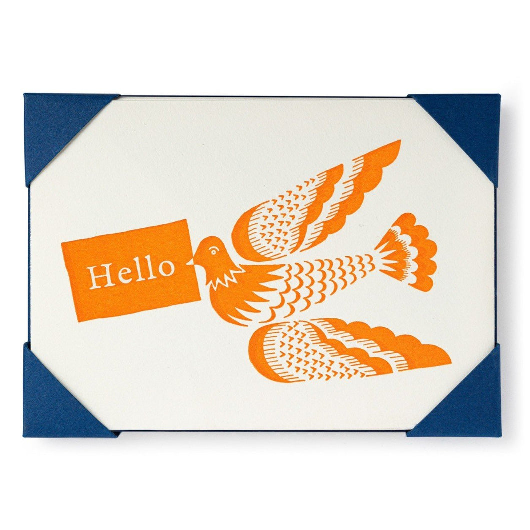 Ariana Hello Bird Greetings Cards by Archivist