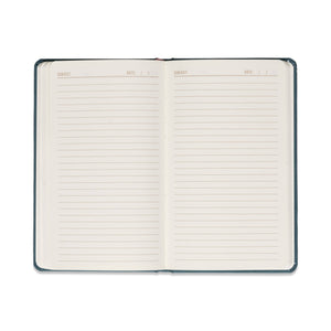Celestial Bookcloth Journal - Teal Moon
