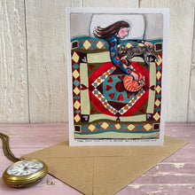 Load image into Gallery viewer, Time Spent With Cats Large Greetings Card
