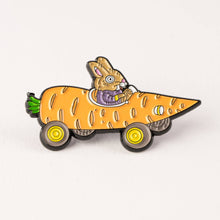 Load image into Gallery viewer, Magpie - Richard Scarry Carrot Car Enamel Pin
