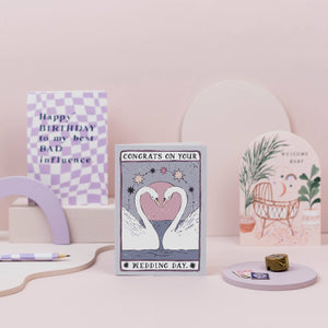 Swans Wedding Card | Same Sex Wedding Cards | Pride