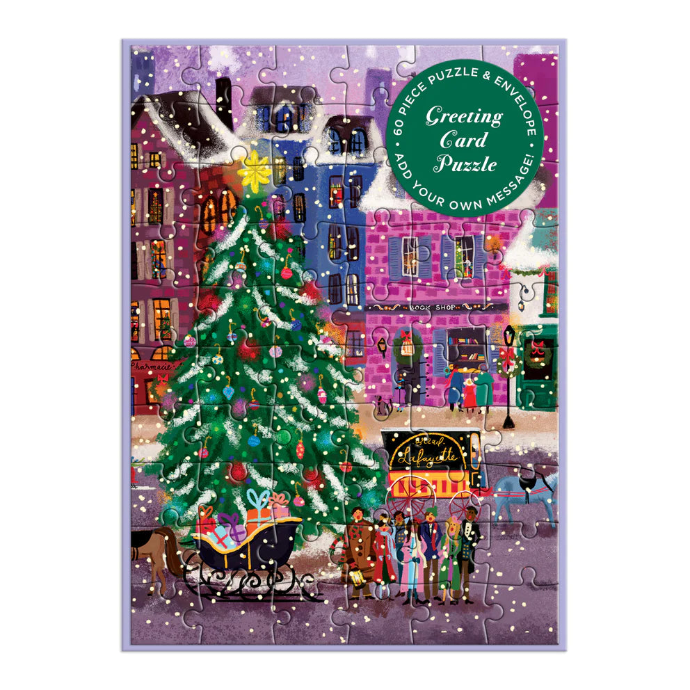 Puzzle Greeting Card - Christmas Greeting