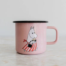 Load image into Gallery viewer, Muurla Enamel Moomin Mug 3.7dl - Moominmamma Pink
