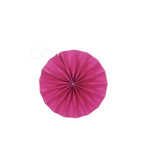 Rice DK - Set Of 8 Paper Fans - Pink