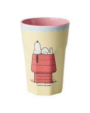 Load image into Gallery viewer, Rice DK - Melamine Tall Cup - Snoopy Cream
