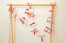 Load image into Gallery viewer, Happy Birthday - Recycled Red Mix Sewn Garland by East End Press
