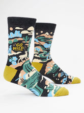 Load image into Gallery viewer, Go Wild Men's Crew Socks
