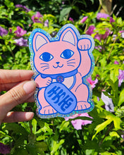 Load image into Gallery viewer, Glitter Sticker - Maneki Neko Lucky Cat
