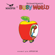 Load image into Gallery viewer, Magpie - Richard Scarry Applecar Enamel Pin
