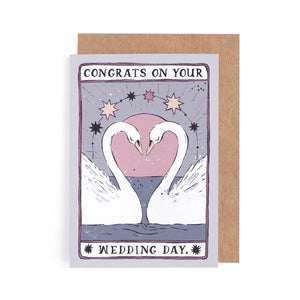 Swans Wedding Card | Same Sex Wedding Cards | Pride