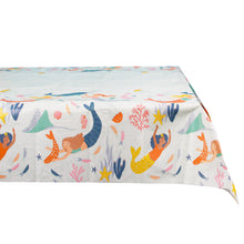 Load image into Gallery viewer, Make Waves Mermaid Paper Table Cover by Talking Tables
