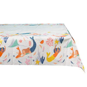 Make Waves Mermaid Paper Table Cover by Talking Tables