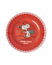 Load image into Gallery viewer, Rice DK - Melamine Side Plate - Snoopy Red
