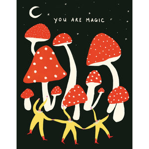 Embossed Greetings Card - You Are Magic