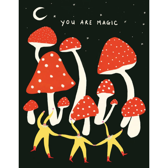 Embossed Greetings Card - You Are Magic