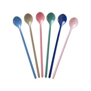 Rice DK - Melamine Latte Spoon, Set of 6 - A New York Minute Colours