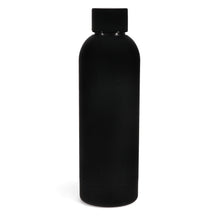 Load image into Gallery viewer, Steel Drinking Bottle  - Rubber Coated 500ml - Black
