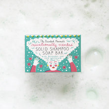 Load image into Gallery viewer, The Printed Peanut Solid Shampoo Soap Bar - Lavender &amp; Rose Geranium
