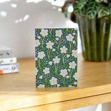Load image into Gallery viewer, Maz Leyden Greeting Card - Dark Green Wildflowers
