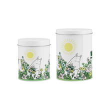 Load image into Gallery viewer, MOOMIN | Round Tins | In The Garden | Set of 2

