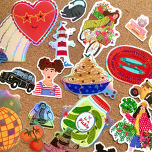 Load image into Gallery viewer, Light House Vinyl Holographic Sticker
