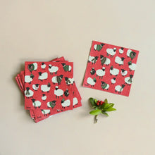 Load image into Gallery viewer, Sheep Christmas Paper Napkins by Talking Tables
