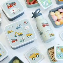 Load image into Gallery viewer, Lunch and Snack Box Set - Vehicles &amp; Cars
