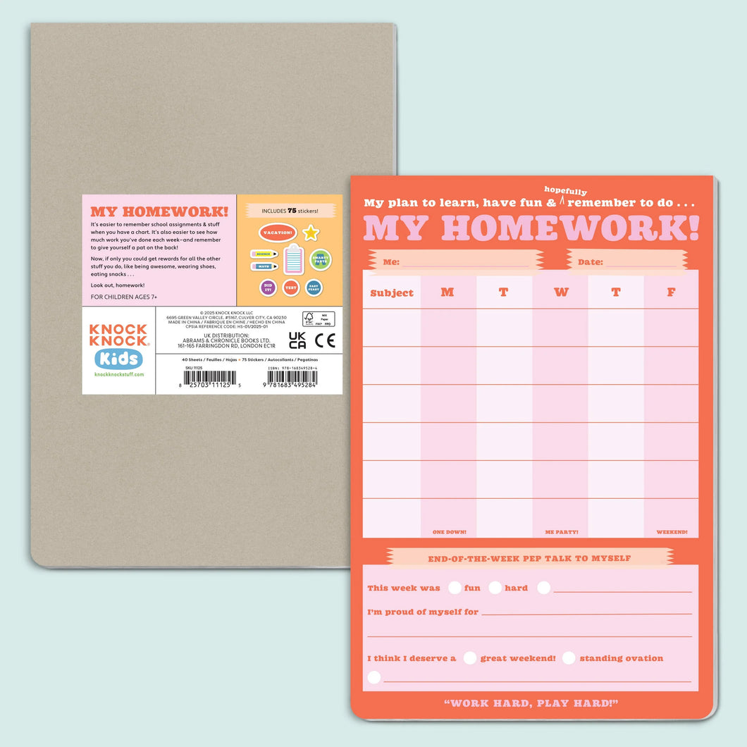 My Homework x knock knock