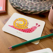 Load image into Gallery viewer, Oldfield Design Co New Home Card  -  Walk in the Rain - New Home Snail
