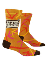 Load image into Gallery viewer, SW1018 Captain Distraction Men&#39;s Socks
