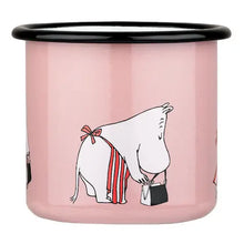 Load image into Gallery viewer, Muurla Enamel Moomin Mug 3.7dl - Moominmamma Pink
